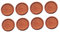 HAWILLOSCH 40st Anhänger Tabletts Serviertablett Rund Anhänger Mit Lünettenanhängern Runde Anhängerrohlinge Halskette Leere Basis Blanke Cabochon-basis Anhängerbasis Bastelbasis Basen Bambus