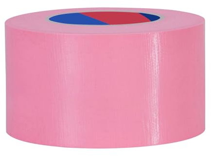 Duccinp Panzertape extra stark, 50 m x 75 mm, Wasserdichtes Reparaturband für Reparaturen, Heimwerker, Handwerk, Innen- und Außenbereich, Duct Tape (Rosa)