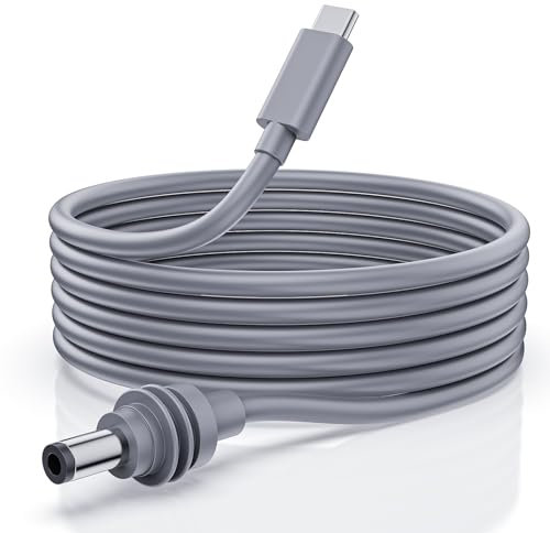 Golured Starlink Mini USB C to DC Power Cable, 10FT, Grey, Waterproof, Compatible with 100W+ Power Bank and PD Charger