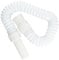 Entgoinggo S-type Flexible Waste Pipe, White Plastic Waste Pipe Bathroom Sink Plumbing Fittings Kitchen Syphon Telescopic And Bending Shape