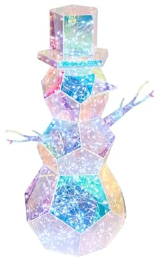 Indoor Weihnachtsbeleuchtung LED Kunststoff Schneemann mit USB bunt Arctica
