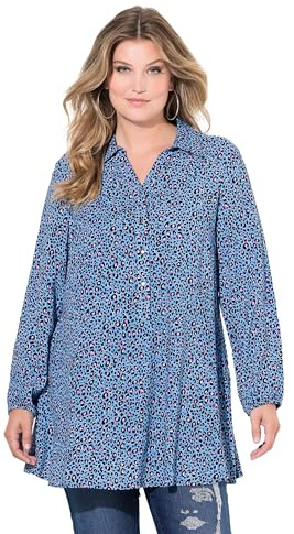 MIAMODA Damen Hemdbluse