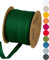 Halbach Seidenbänder Ruban en coton - 10 mm x 30 m - Ruban tissé 100% coton - Ruban pour bricolage au mètre - Ruban en tissu pour décorations, bricolage, artisanat, couture - Couleur : vert sapin