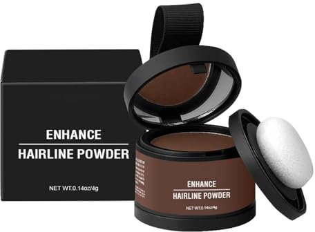 El polvo de la línea del cabello mejora el polvo de la línea del cabello oculta instantáneamente la raíz del cabello en polvo Low Lighting (M, One Size)