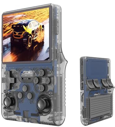 VEGAMED 30000 in 1 Handheld Game Console, 3.5 inch Mini HD IPS Screen Retro Console, 3800mAh Large Capacity, Built-in 256G Card, Support HDMI and TV Output