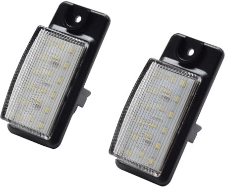 Fouedy LED Kennzeichenbeleuchtung Kennzeichenleuchte für Jeep Grand Cherokee Compass Patriot Fiat 500 Dodge Viper Maserati Levante