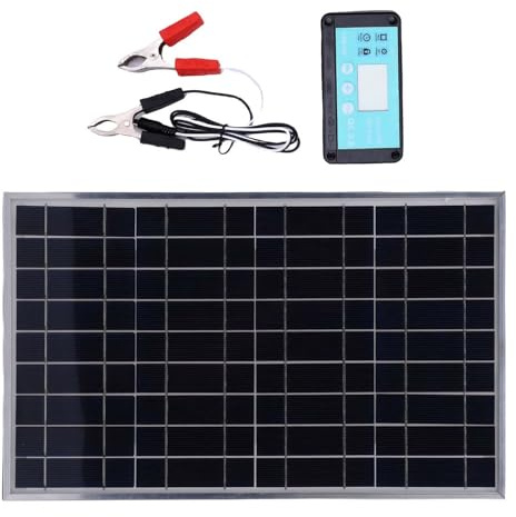 Kit de panneau solaire - Kit de chargeur solaire 100 W, onduleur batterie pour voiture | Applications isolées