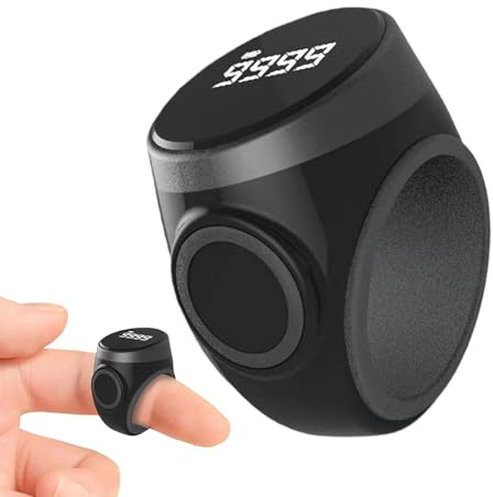Yurosuis Compteur Manuel À Doigt | Gadget De Précision Ergonomique Et Étanche - Mini Compteur de Doigts,pour Activités Quotidiennes Intérieur Extérieur Sports Comptage Golf Mathématiques Salle de