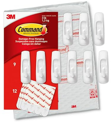 3M Command - Ganchos adhesivos, color blanco