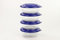 TUPPERWARE Tafelperle (4) Tafelfeine Schüssel Classic Royal 275 ml mittelblau 29978
