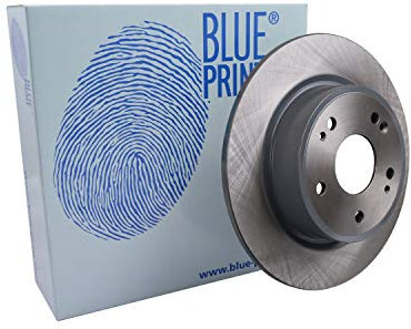 Blue Print ADH243134 Brake Disc Set (2 Brake Disc) rear, full, No. of Holes 5