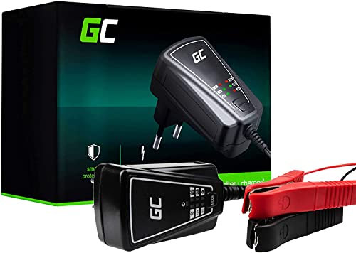 Green Cell® Ladegerät Akku 6V/12V 1A (SLA, AGM, Gel, MF, Wet, VRLA) Vollautomatisches Batterieladegerät Autobatterie für Auto Motorrad Boot Wohnwagen LKW PKW KFZ Roller Wohnmobil UPS Rollstuhl IP65