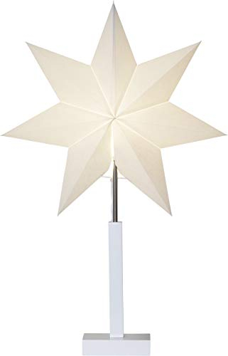 Star Papierstern 232-26 weiß/transparent