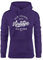 Neverless® Hoodie Damen College Style Schriftzug Oldschool Vintage Allstars Kapuzen-Pullover Fashion Streetstyle lila L