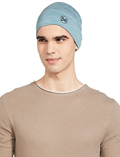Buff Unisex Lightweight Merino Wool Hat Baskenmütze, Blau, Einheitsgröße