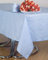 Esse Home – Linie Confestyl – Tischdecke mit 6 Servietten (Tafelservice) – Rechteckig – Fiandra Jacquard Puro Baumwolle – Made in Italy – Produkt Handwerk – Iris 598 (150x180, Kombiservice Hellblau)