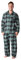 CityComfort Pyjama Homme, Ensemble de Pyjamas à Carreaux (Noir/Vert, M)