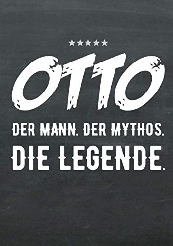 Buch-Kalender 2021 im Format A5 - Otto, der Name, das Geschenk - Otto, der Mann, der Mythos, die Legende: Kalenderbuch, Terminplaner und ... alle mit dem Namen Otto, 1 Woche = 2 Seiten