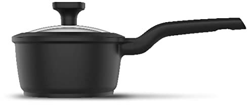 Taurus - Cacerola Great Moments Cazo 18cm | Aluminio fundido | Recubrimiento antiadherente | Mango ergonómico | Olla para todo tipo de fuegos | Apto para lavavajillas | Libre PFOA | Cazuela con tapa