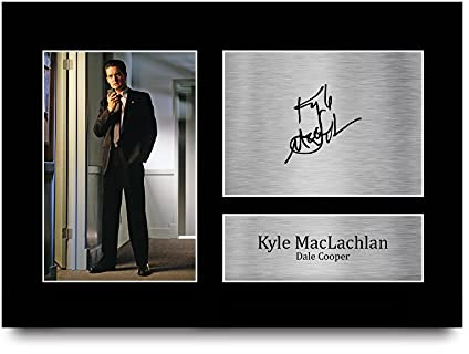 HWC Trading A4 Kyle MacLachlan Twin Peaks Geschenke Gedruckt Signiert Autogramm Bild Für Fernsehen Zeigen Fans