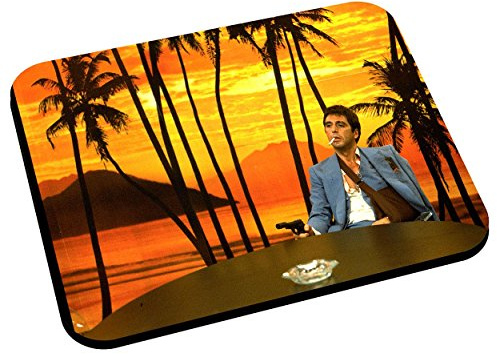 French Unicorn Tapis de Souris Scene Film Scarface Tony Montana Miami Photo Cliché