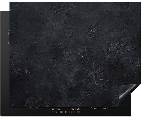 MuchoWow© Herdabdeckplatte Ceranfeld Spritzschutz Küche Beton | 65x52 cm - Design - Retro Induktionsherd Abdeckung Induktionskochfeld Ceranfeldabdeckung