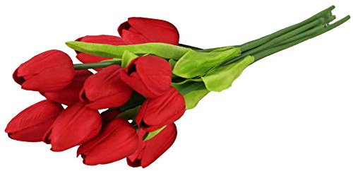 Heidekraut Home pflanzliche Dekoration Blumenstrauß Blumenfest künstliche Kunstblumen Fuchsien Pflanzen (Red, One Size)