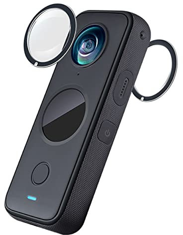 Hensych Objektivschutz für Insta360 ONE X2 Panoramakamera, selbstklebender Objektivschutz, Objektivschutz, Kappe, Schutz für Insta 360 One X2 Sportkamera