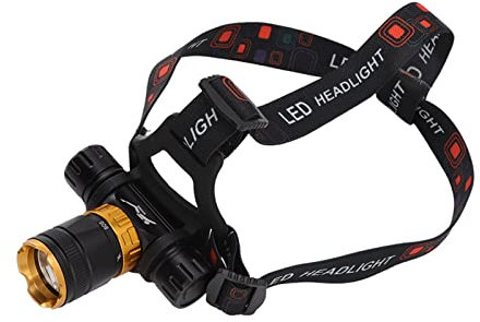 Linterna frontal de buceo, IPX8 resistente al agua, rotación de 180 grados, luz de buceo de 5000LM para fotografía subacuática para pesca