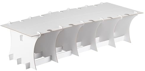 Ginger Ray Grazing Board and Drink Stand Decoration for Weddings-20cm x 80cm, White