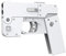 Funthy Handy Form Folding Soft Bullet Gun Spielzeug, 2023 Deformation Folding Handy Shell Auswerfen Spielzeugpistole mit Patronenhülse Organisation und Kugeln -Desert