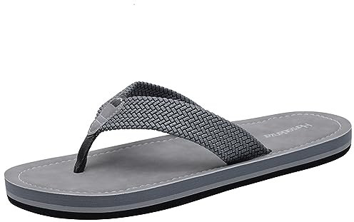 Harssidanzar Chanclas para Hombre - Sandalias de Playa, Surf y Ducha - Antideslizantes Resistentes al Desgaste para Verano HM001EU
