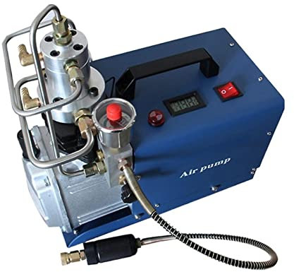 High Pressure Air Pump 30MPA 1.8KW Electric Air Compressor Pneumatic PCP Inflator 220v/110v 40L/50L/MIN JIYAMI'EN EL (Color : Hardcover Version, Size : 220 Volt)