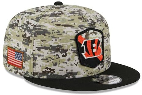 New Era NFL Cincinnati Bengals Salute to Service 2023 Snapback 9FIFTY Game Cap