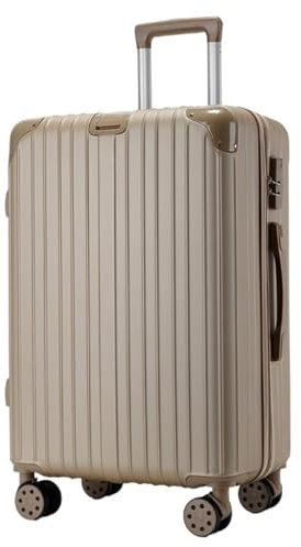 ALLC Koffer Koffer mit großem Fassungsvermögen, Trolley-Koffer, Universal-Rollenkoffer, Boarding-Code-Box, Koffer, tragbarer Koffer, Code-Box Koffer für Unterwegs (Color : D, Size : 24in)