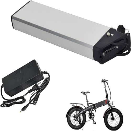 JHKJ Batterie Li-ION 52 V, 10ah, 13ah, 15ah, 17,5 ah, Lithium, 52 Volts, Batteries de Remplacement pour Moteur 200W, 350W, 500W, 750W, 900W,52v10ah