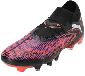 PUMA Future 8 Match FG/AG Wn's, Scarpe da Calcio Donna, Black White-Glowing Red, 40 EU