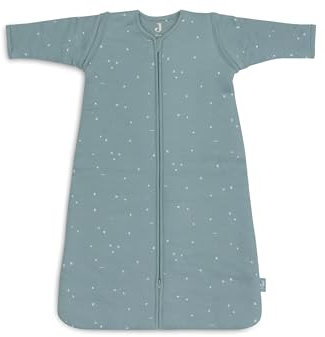 Jollein Schlafsack Baby - Twinkling, Sea Green - 110 cm - Baumwolle - 2.0 bis 3.0 TOG - Abnehmbare Ärmel - OEKO-TEX Zertifiziert - Baby Schlafsack
