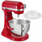 7QT Stainless Steel Mixer Bowl for Kitchenaid Stand Mixers, 7QT Mixing Bowl for Kitchen Aid Lift Mixer with Handle and Lid, Dishwasher Safe