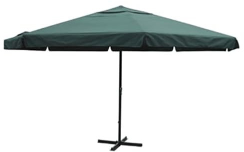 Hommdiy Sonnenschirm Ampelschirm Marktschirm Gartenschirm,Grün,500 cm