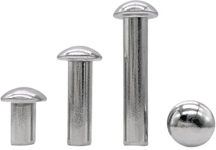 Rivets à tête ronde en acier inoxydable(M1 x 2mm)