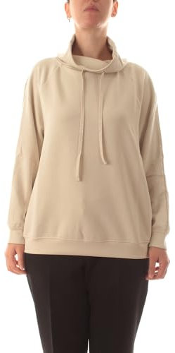 LUISA VIOLA Felpa in Scuba da Donna Sabbia - 2X-Large