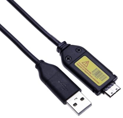 Replacement USB Data Cable 50 cm Charging Cable 20 Pin Compatible with Samsung Digital Cameras WB/ES/PL/L | WB5000, WB550, WB5500, WB600, WB610, WB650, WB660 | SUC-3, SUC-5, SUC-7