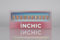 INCHIC Shiny Nude, Short Squoval, Bare Nude With Iridescent Sheen, 30 Pcs Press on Nail