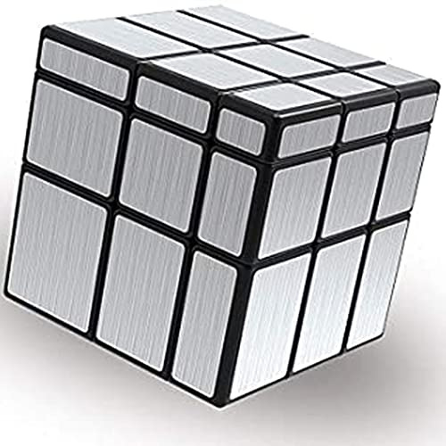 Bokefenuo Cuber QY Toys Mirror Cube 3x3 Speed Cube 3x3x3 Mirror Blocks Shaped Puzzle Cubo Silver Version