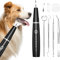 Brifit Ultraschall-Zahnreinigungsgerät für Hunde und Katzen – Wasserdichtes Haustier-Zahnpflegeset mit 5 Modi, 2 Aufsätzen & LED-Licht