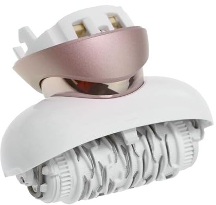 Epiliererkopf kompatibel mit/Ersatzteil für Braun 80770904 5380 Silk-épil 9 weiß/gold Epilierer