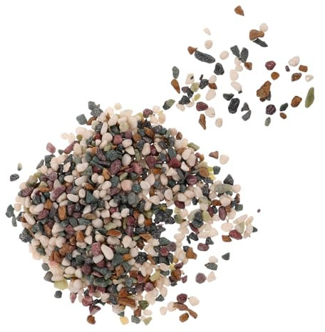 VICASKY Gravier d'aquarium Pierres de rivière naturelles Galets décoratifs pour aquariums Couche de sol durable et fiable pour l'aquascaping pour plantes et poissons