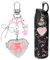 AIERSA Bow Mirror Charms for Owala Accessories, Pink Water Bottle Decorations Accessories Compatible with Owala Freesip 24oz 32oz 40oz