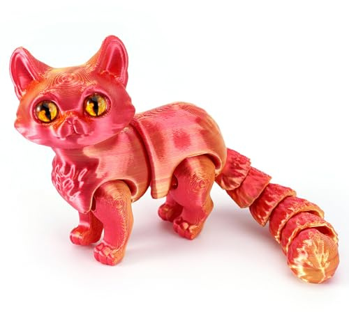 LUHOCIY 3D Katze, 3D Tiere Modell, 3D Figuren | Als Heimdekoration, Fügen Sie Interesse an Ihrem Leben Auch Als Bürodekoration, Perfekt Als Eine Sammlung Oder Ein Geschenk